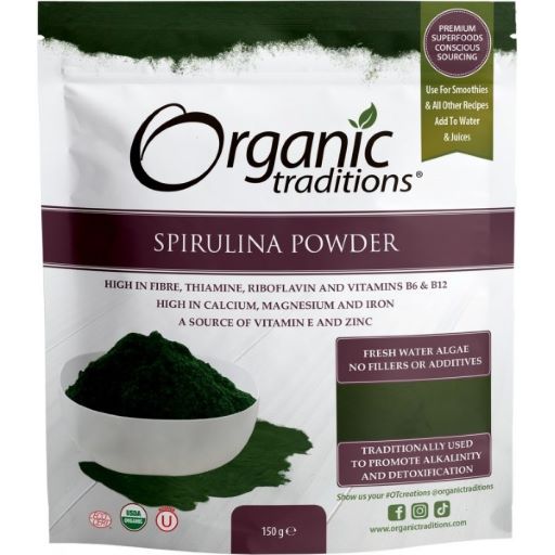 Organic Traditions Spirulina Powder 150g