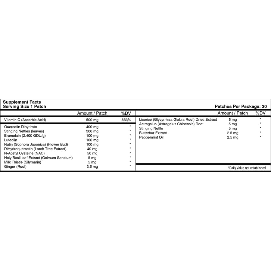 PatchAid Allergy Plus Patch 30's