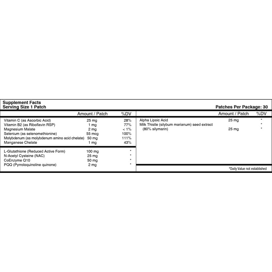 PatchAid Glutathione Plus Patch 30's