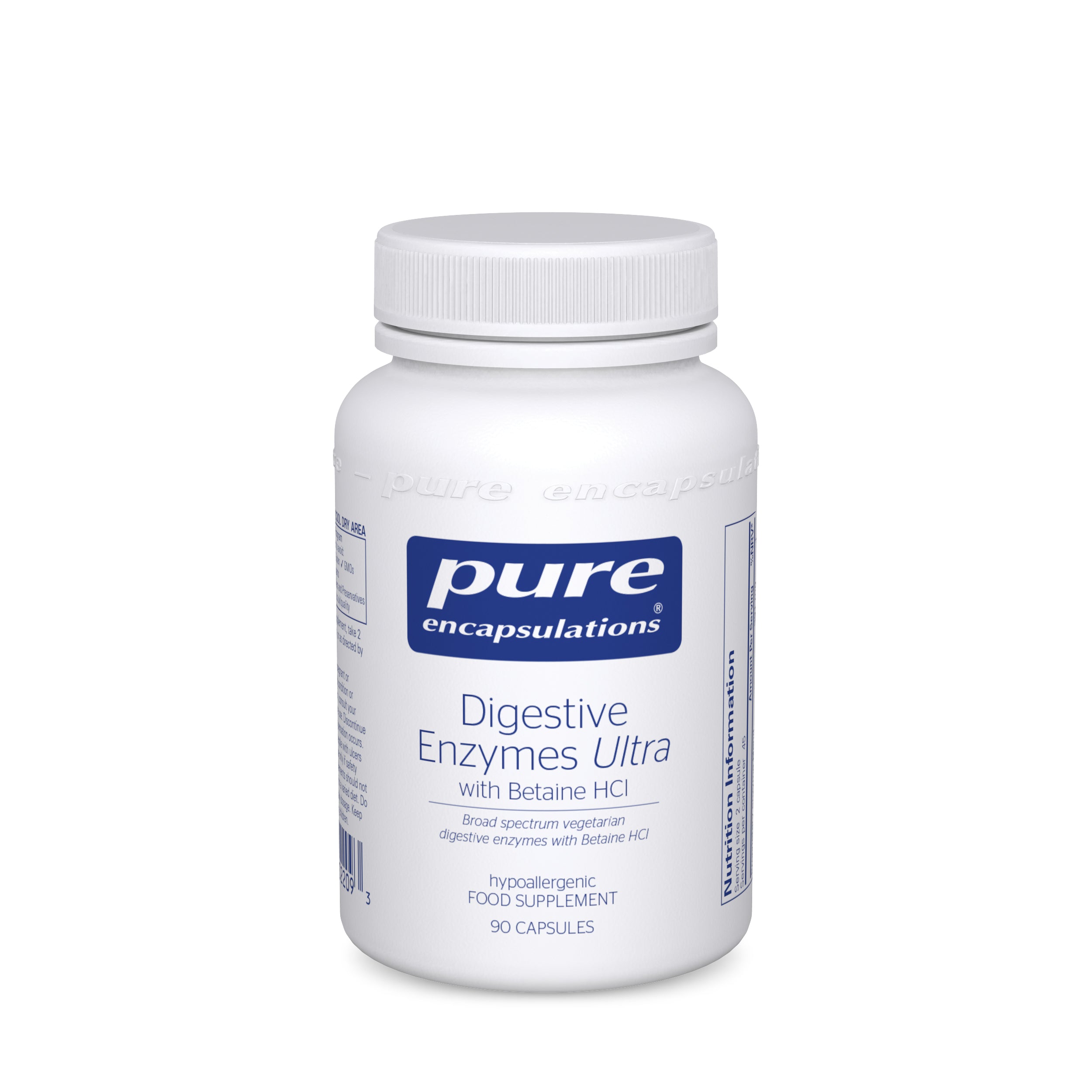 Pure Encapsulations Digestive Enzymes Ultra with Betaine HCl 90s