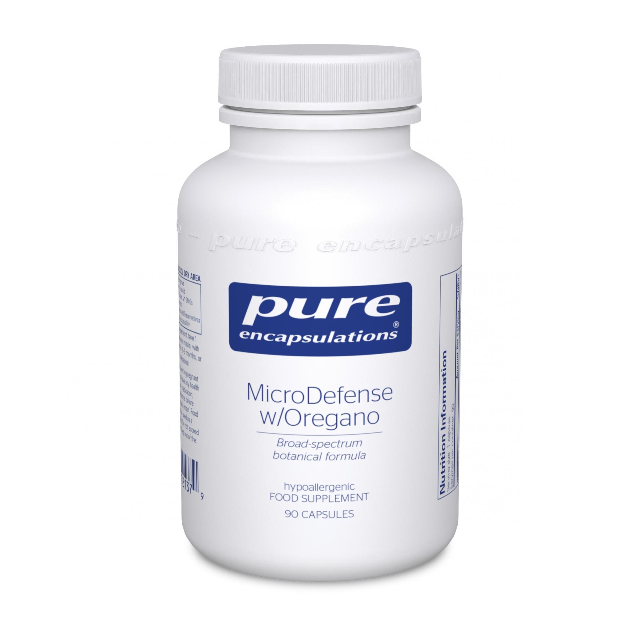 Pure Encapsulations MicroDefense with Oregano 90s