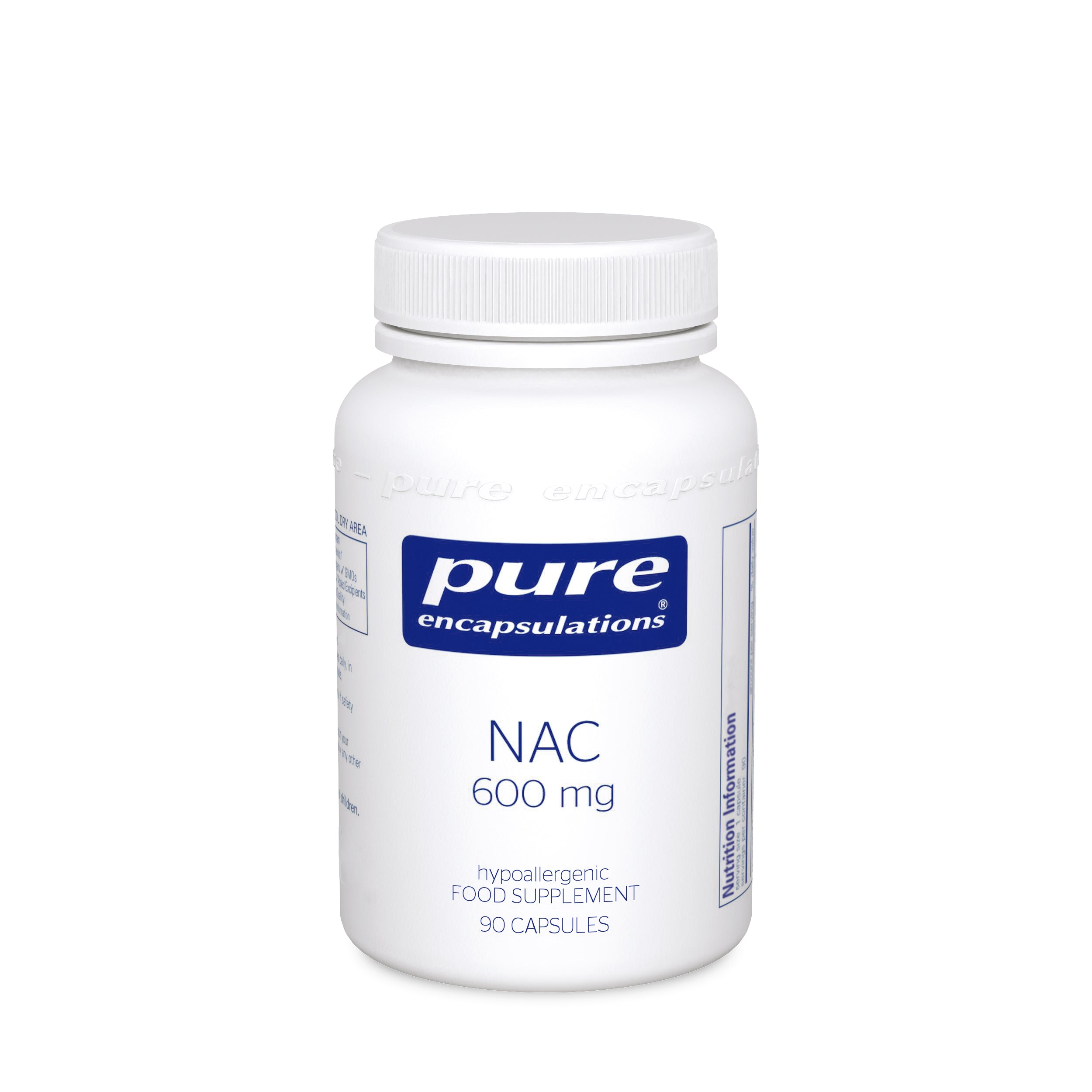 Pure Encapsulations NAC 600mg 90s