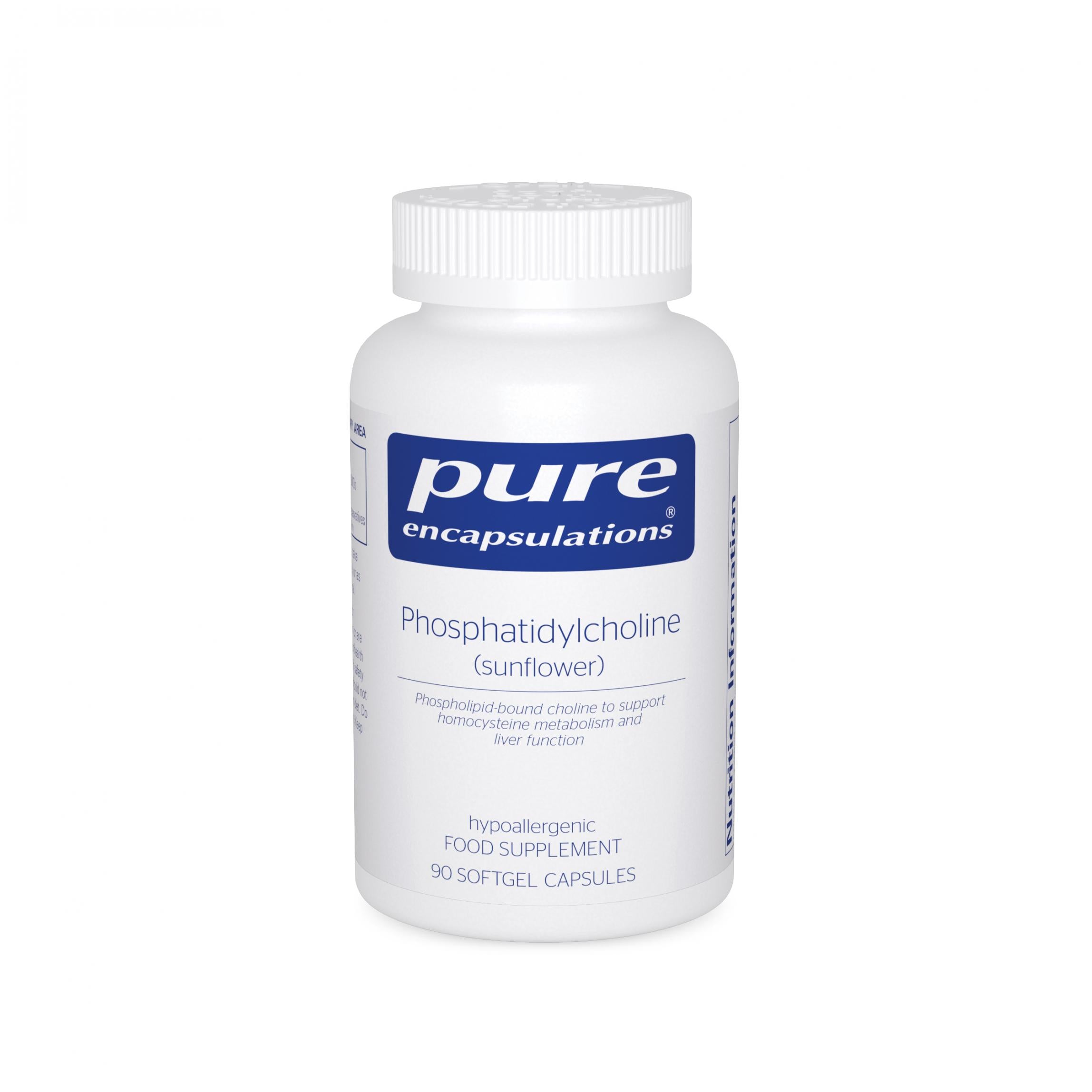 Pure Encapsulations Phosphatidylcholine (Sunflower) 90s