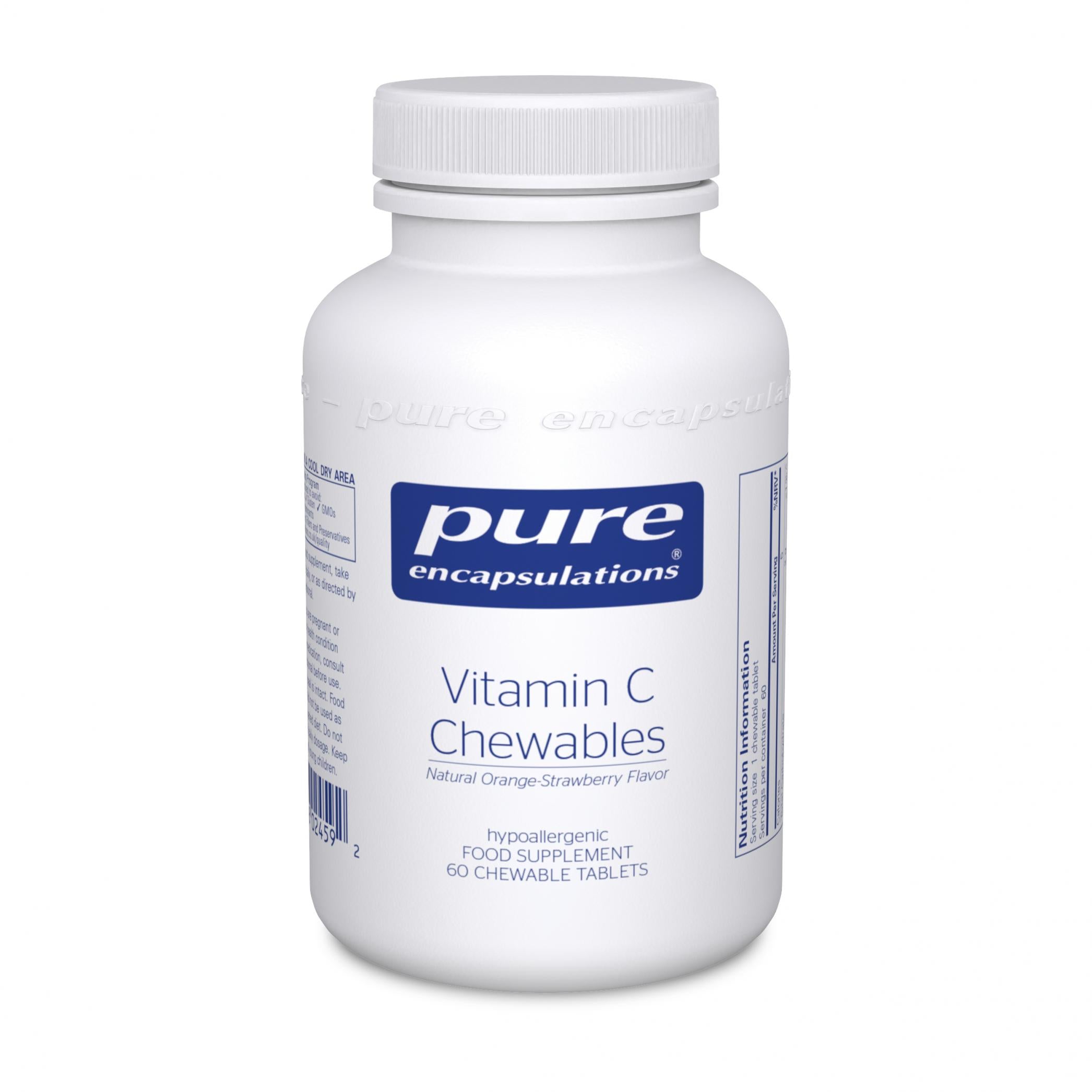 Pure Encapsulations Vitamin C Chewables 60s