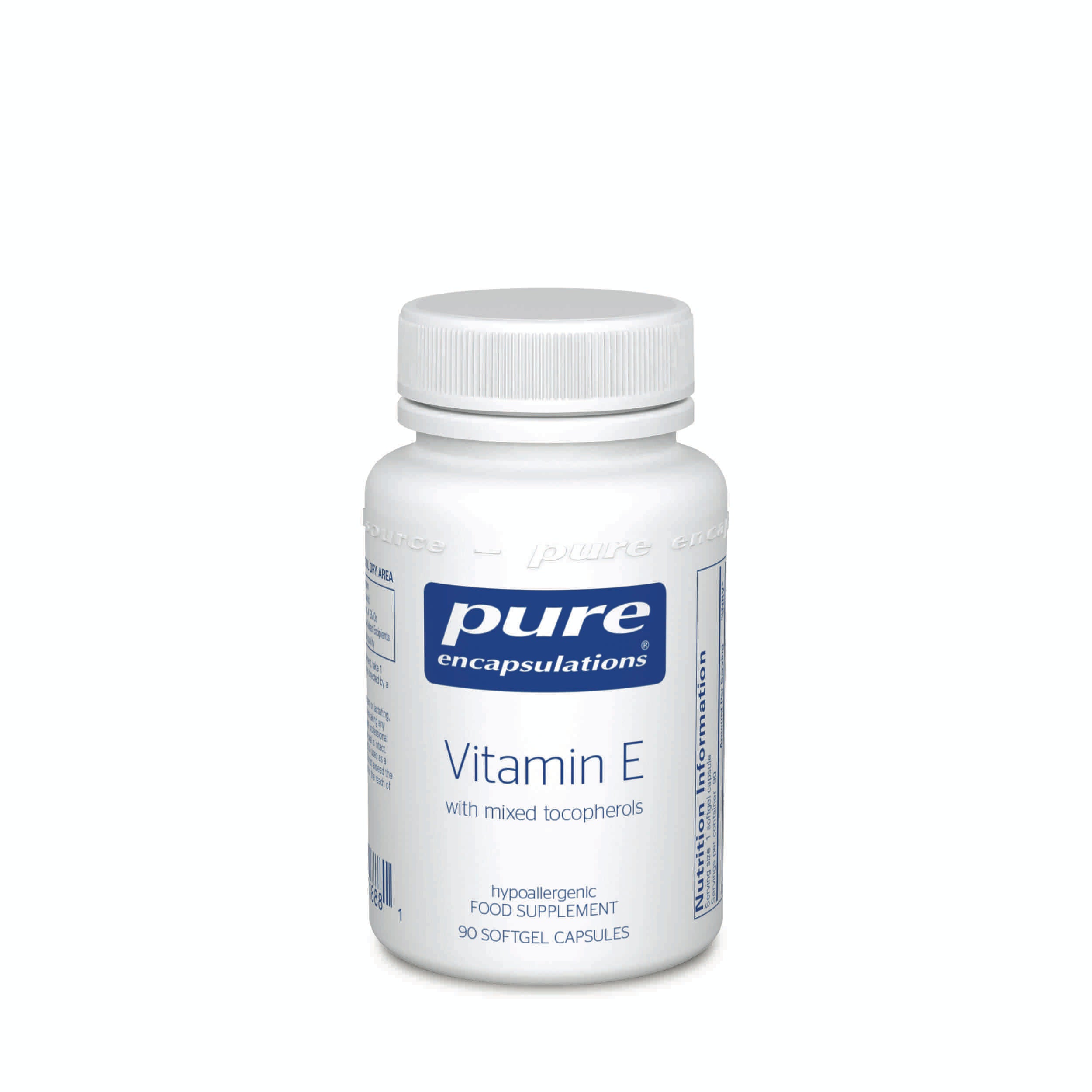 Pure Encapsulations Vitamin E (mixed tocopherols) 90's