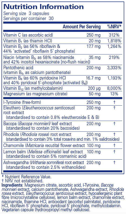 Pure Encapsulations Daily Support Formula 90s