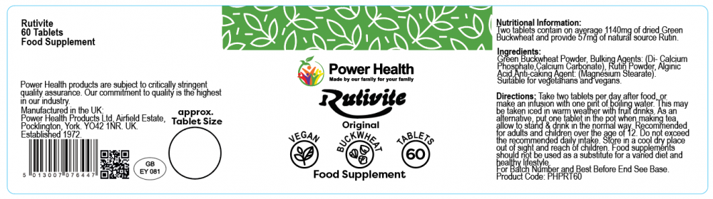 Power Health Rutivite 60s