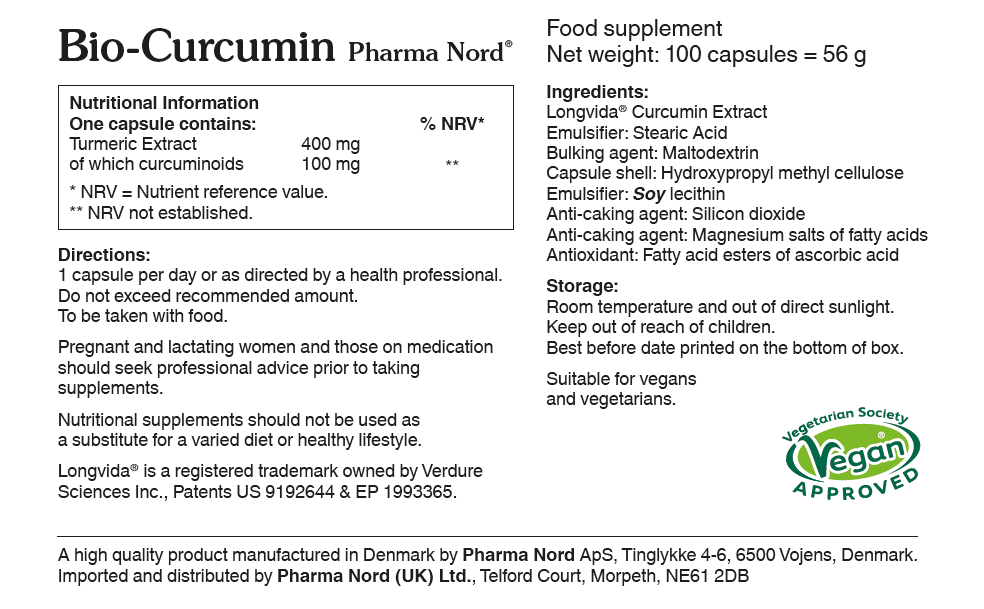 Pharma Nord Bio-Curcumin 100's