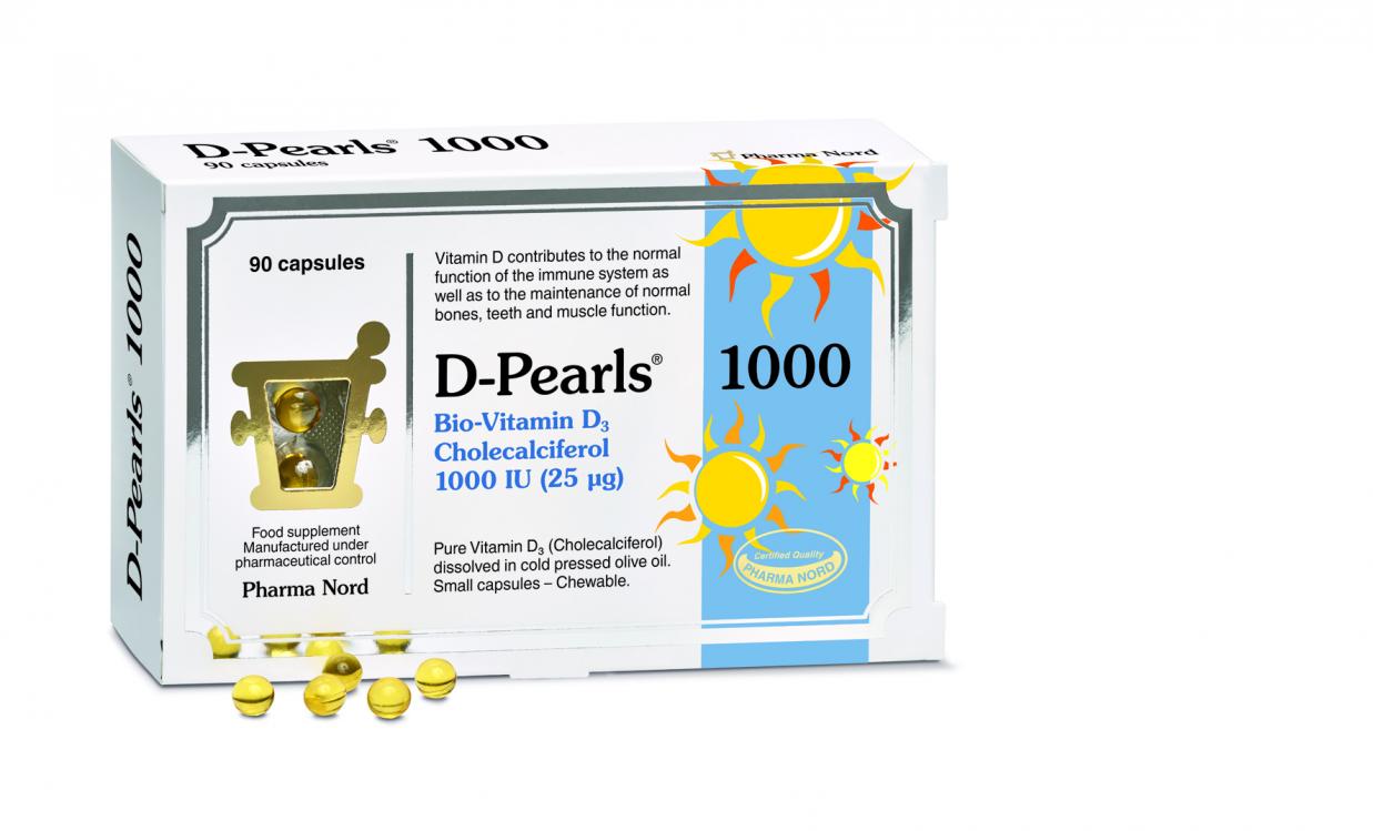 Pharma Nord D-Pearls 1000 Bio-Vitamin D3 90's