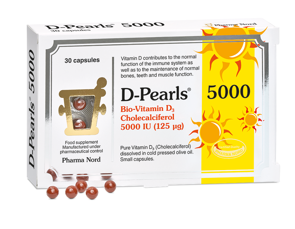 Pharma Nord D-Pearls 5000 Bio-Vitamin D3 30's