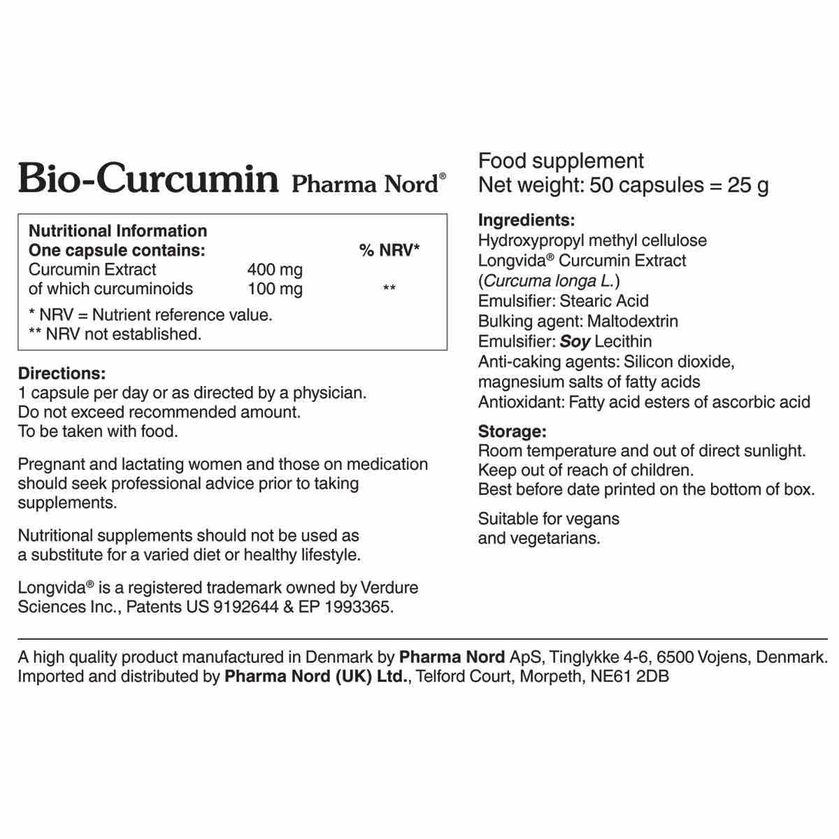 Pharma Nord Bio-Curcumin 50's