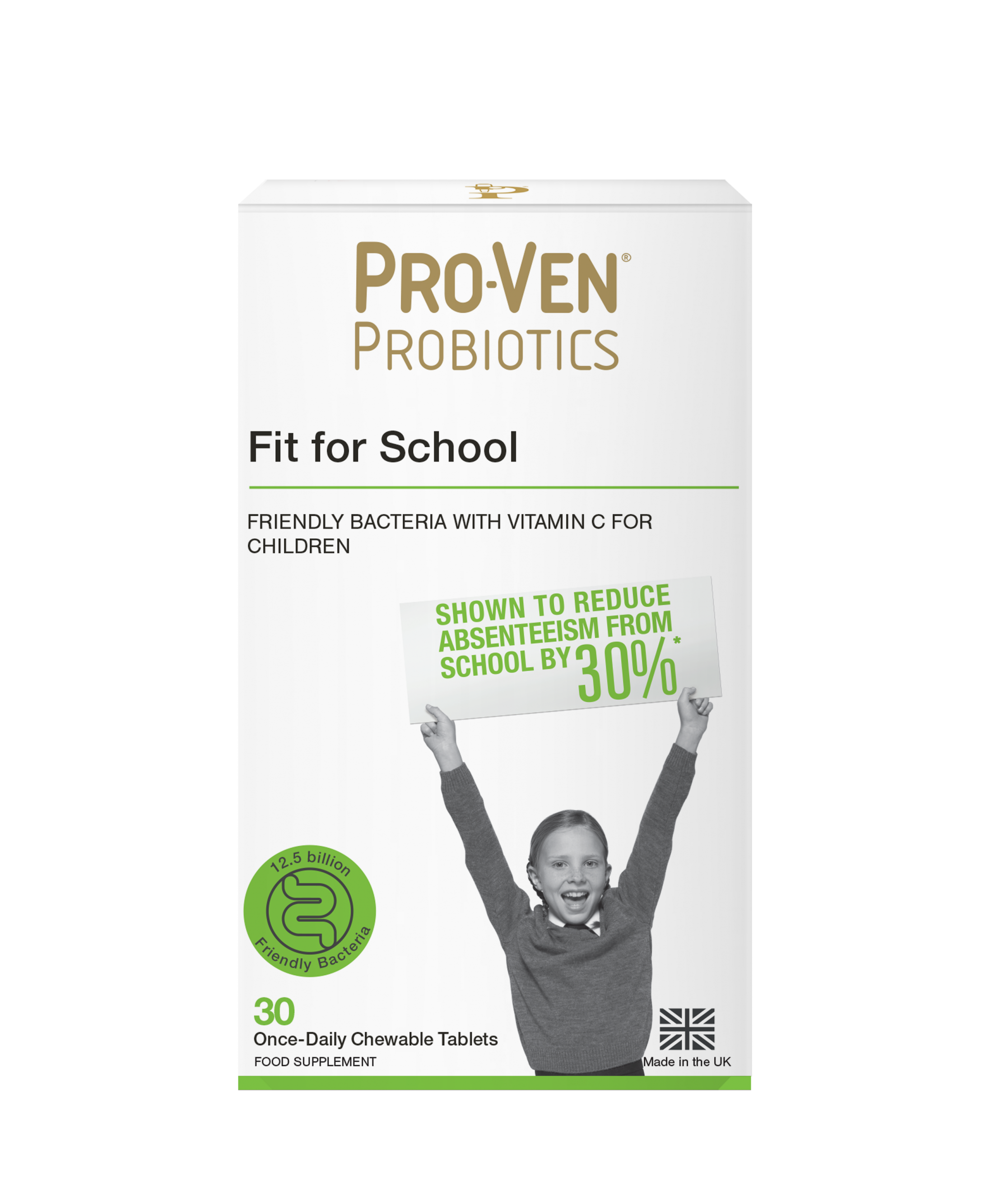 Proven Probiotics Fit for School Chewable Tablets 30's