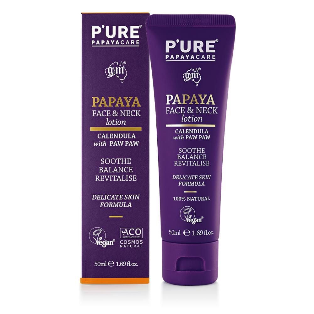 P'URE Papayacare Papaya Face & Neck Lotion 50ml