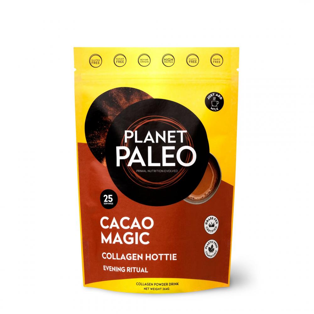 Planet Paleo Cacao Magic Collagen Hottie  (formerly Pure Collagen Cacao Magic) 264g