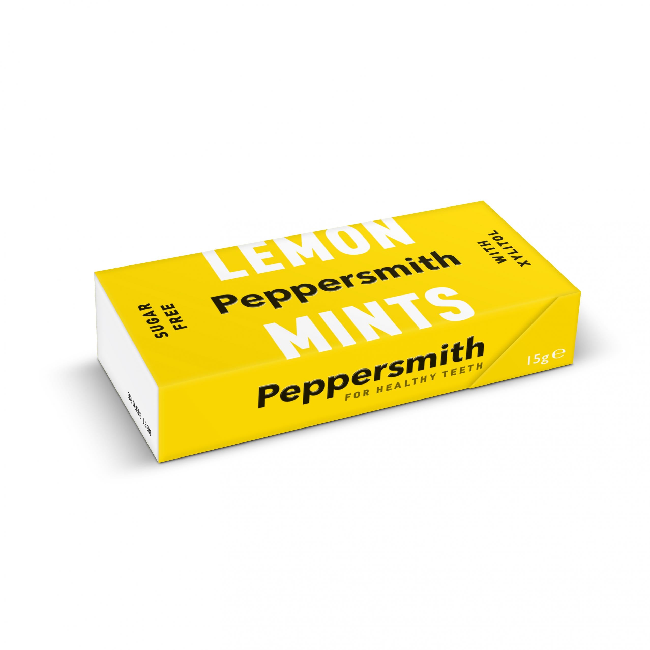 Peppersmith Lemon Mints 15g SINGLE