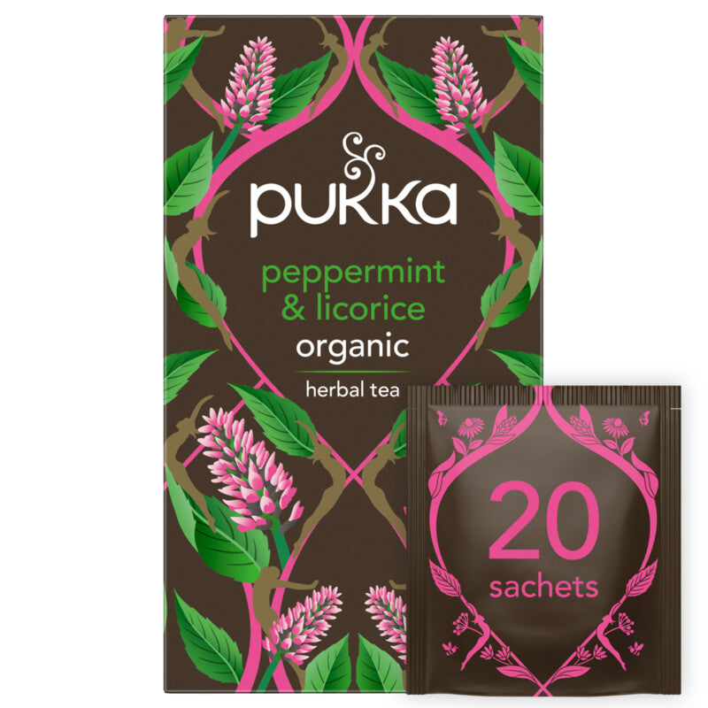 Pukka Herbs Peppermint & Licorice Tea