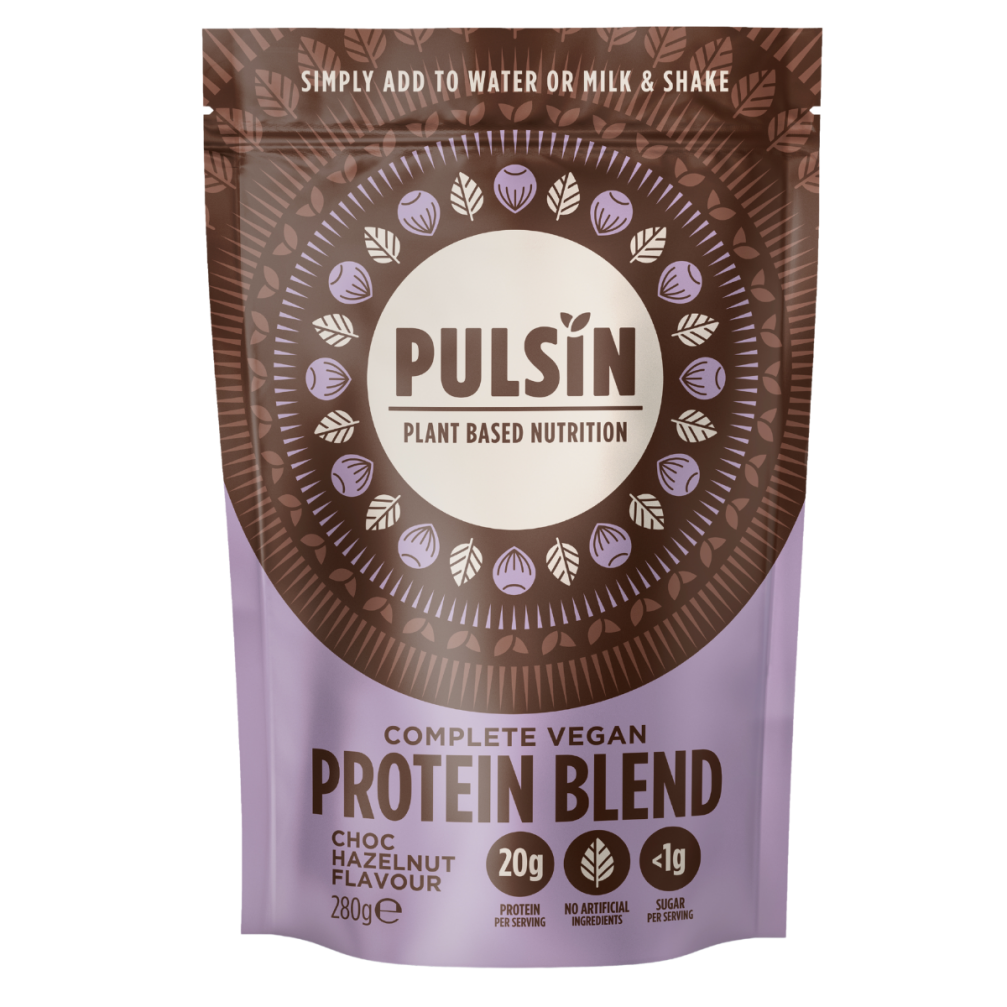 Pulsin Complete Vegan Protein Blend Choc Hazelnut Flavour 280g