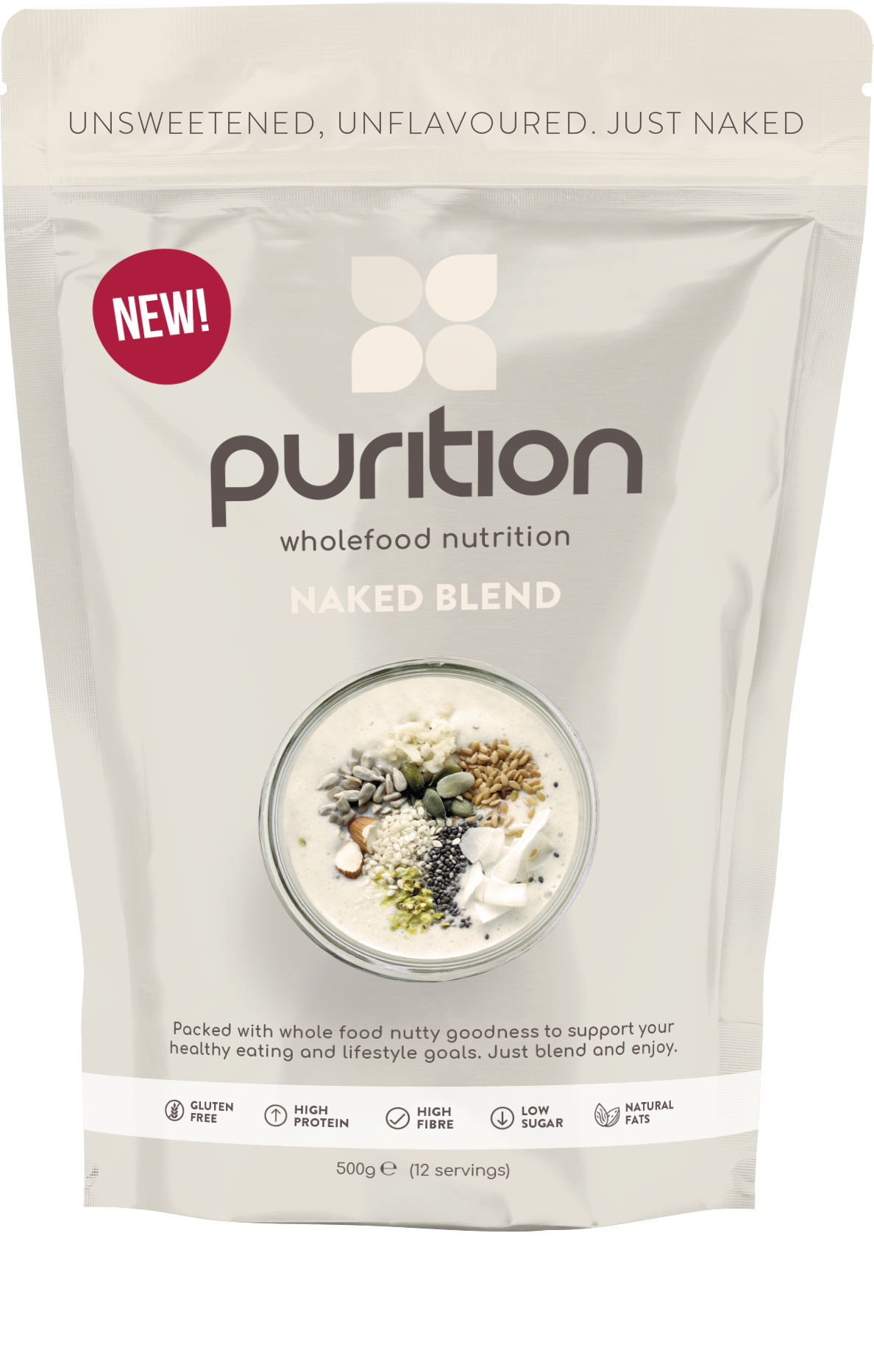 Purition Wholefood Nutrition Naked Blend 500g