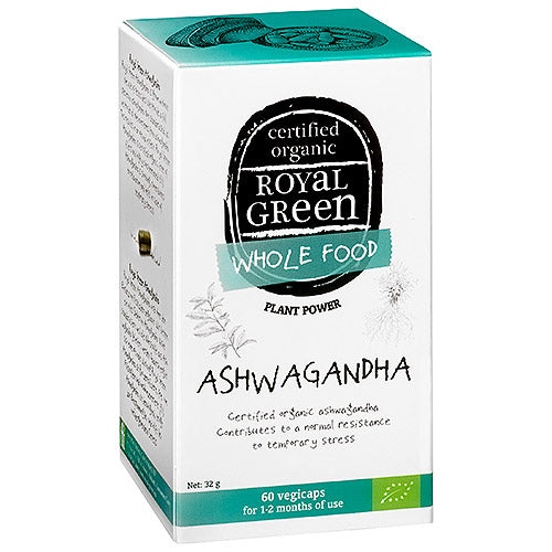 Royal Green Wholefood Ashwagandha 60's