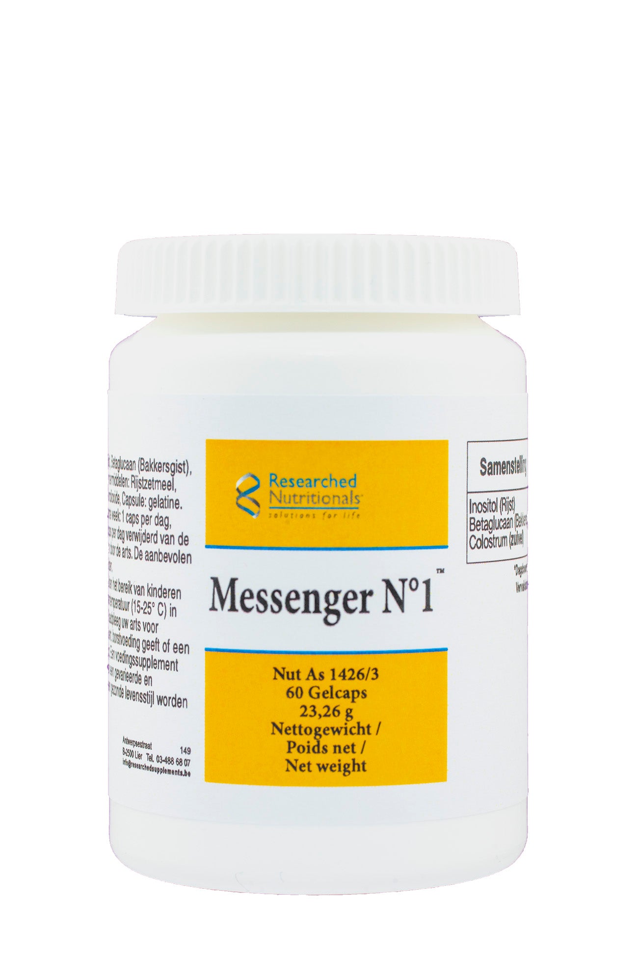 Researched Nutritionals Messenger No1 60's