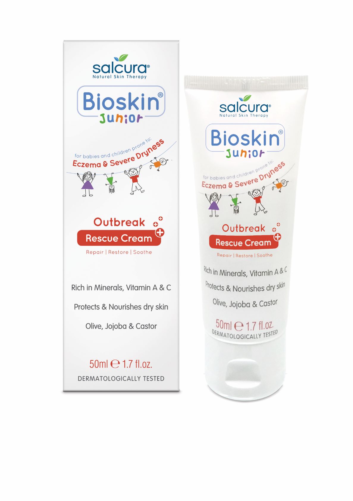 Salcura Bioskin Junior Outbreak Rescue Cream 50ml