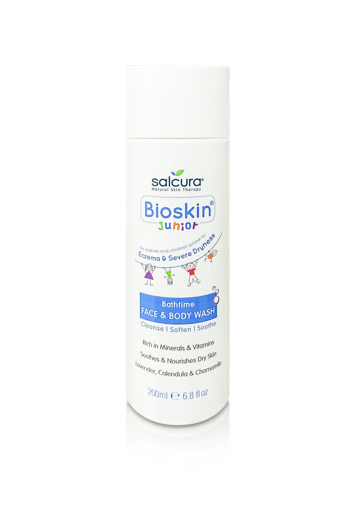 Salcura Bioskin Junior Bathtime Face & Body Wash 200ml