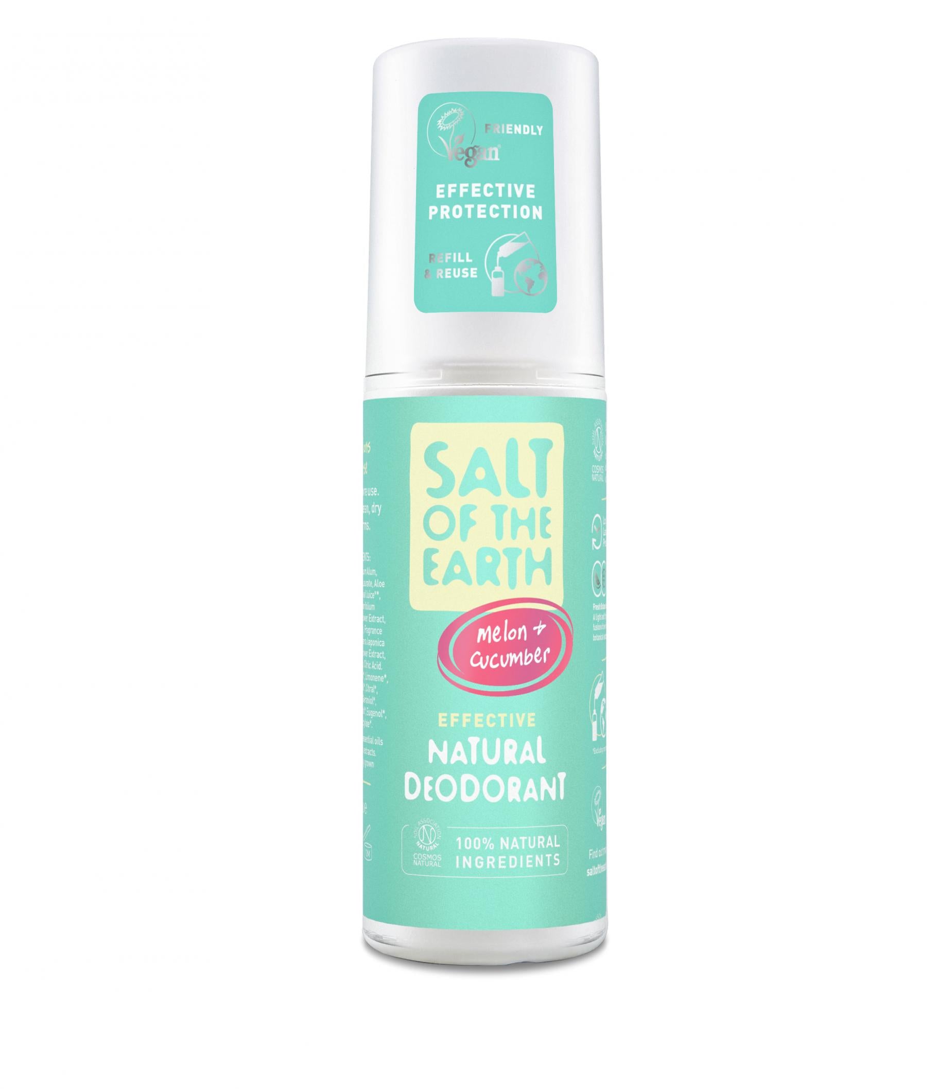 Salt of the Earth Melon & Cucumber Natural Deodorant Spray 100ml