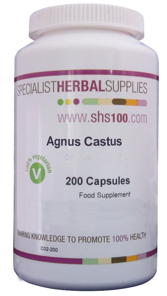 Specialist Herbal Supplies (SHS) Agnus Castus Capsules 200's