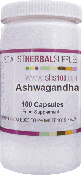 Specialist Herbal Supplies (SHS) Ashwagandha 100's