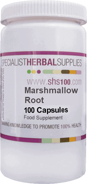 Specialist Herbal Supplies (SHS) Marshmallow Root Capsules 100's