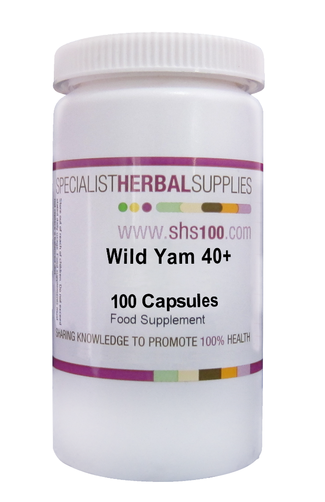 Specialist Herbal Supplies (SHS) Wild Yam 40+ Capsules 100's