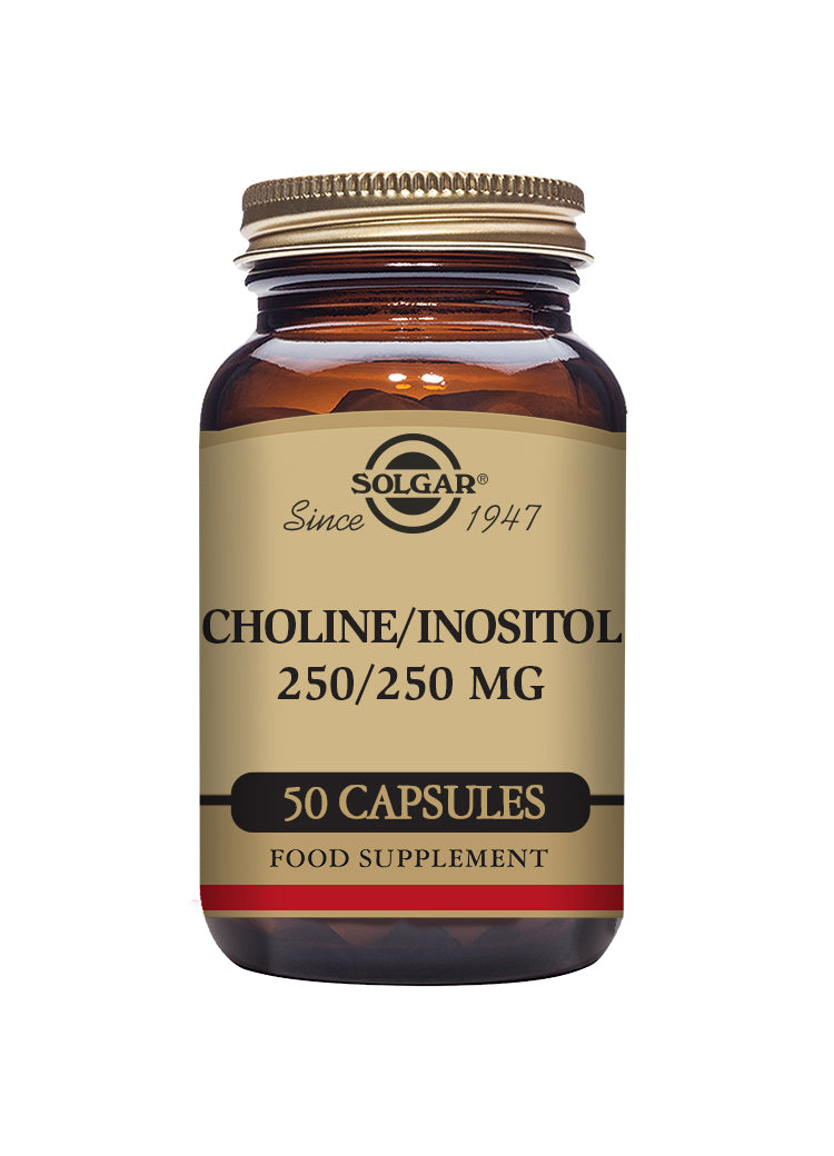 Solgar Choline/Inositol 250/250mg 50's