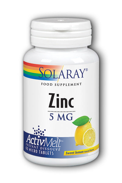 Solaray Zinc ActivMelt 5mg 60's