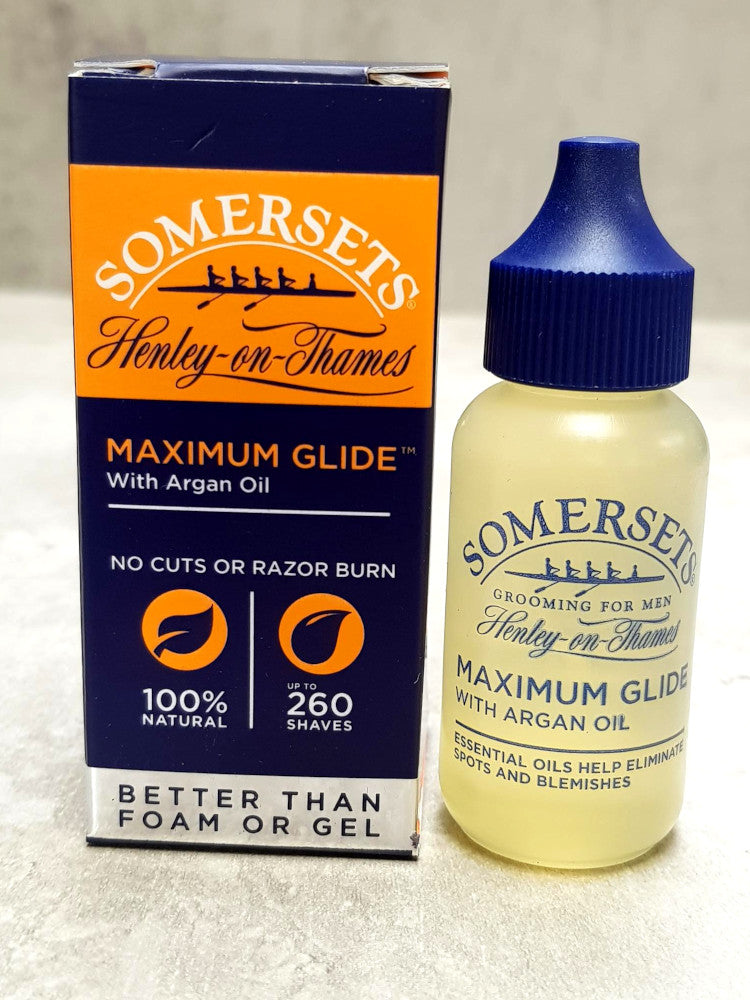 Somersets Maximum Glide with Argan Oil English Shaving Oil (Orange) 35ml