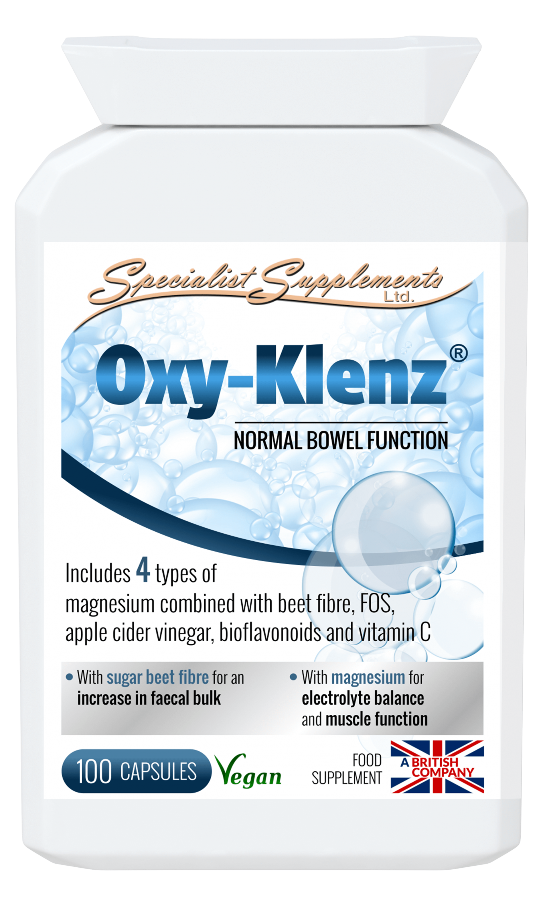 Specialist Supplements Oxy-Klenz 100's