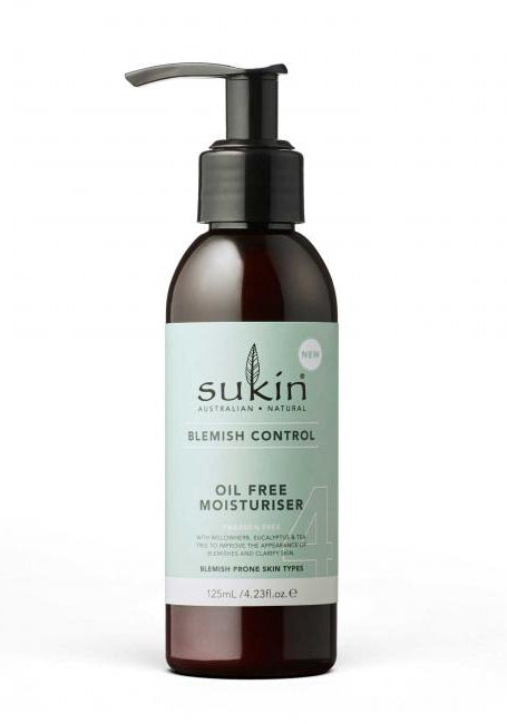 Sukin Blemish Control Oil Free Moisturiser 125ml