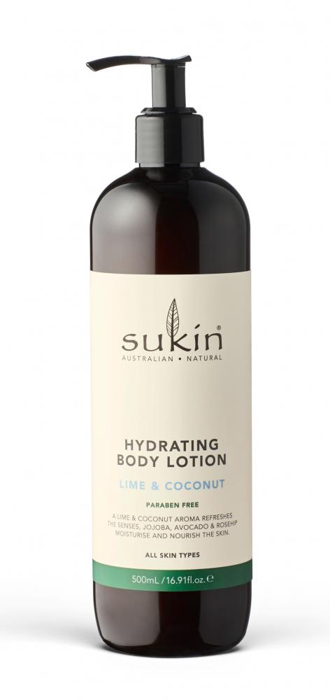 Sukin Hydrating Body Lotion Lime & Coconut 500ml