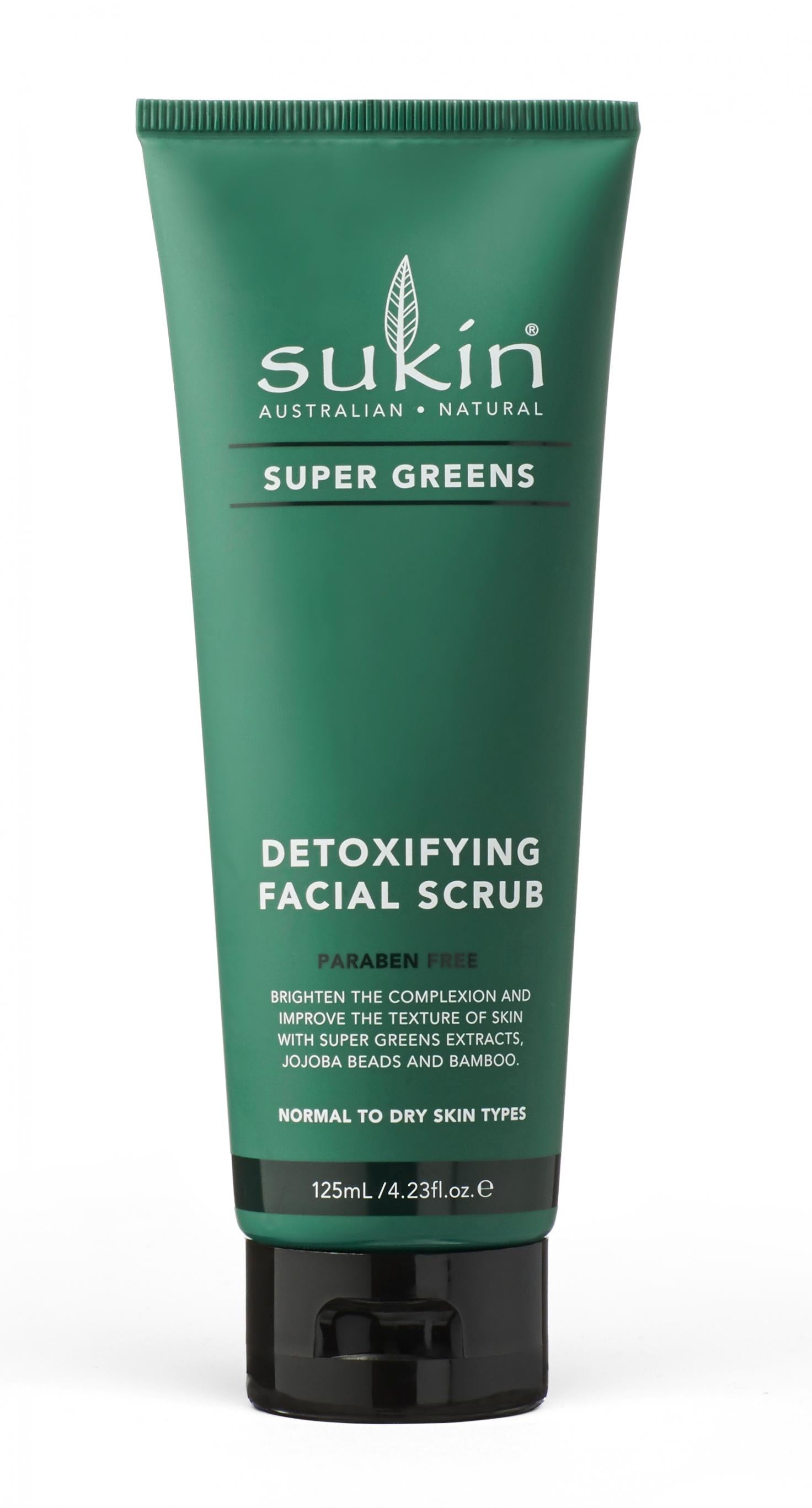 Sukin Super Greens Detoxifying Facial Scrub 125ml