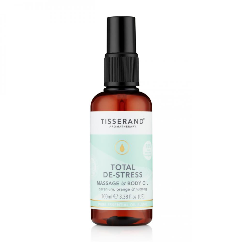 Tisserand Total De-Stress Massage & Body Oil 100ml