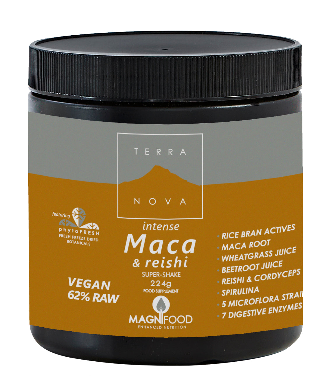 Terranova Intense Maca & Reishi Super Shake 224g