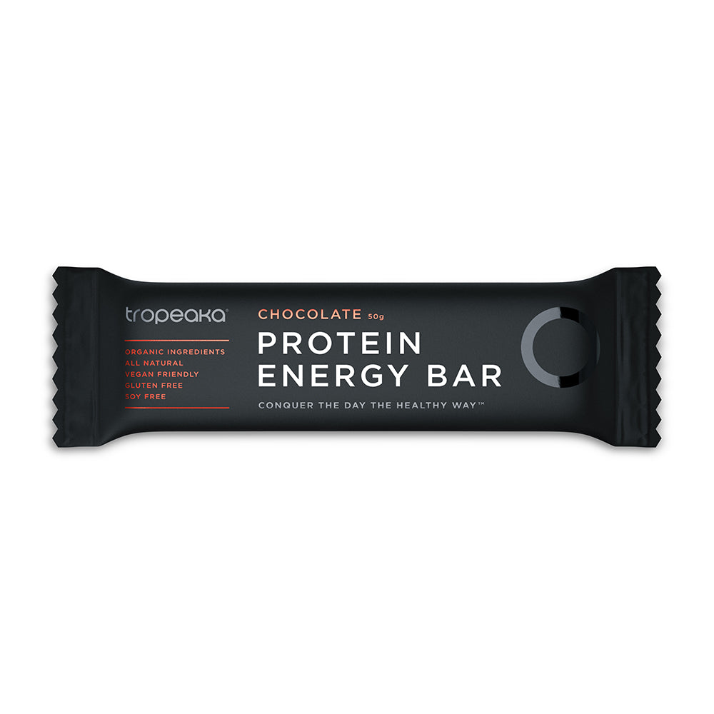 Tropeaka Protein Energy Bar Chocolate 50g SINGLE