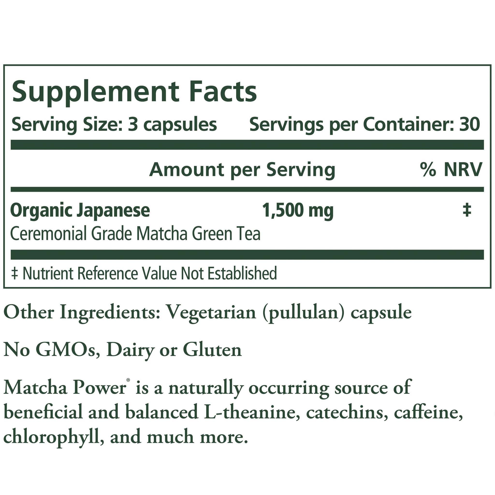 The Synergy Company (Pure Synergy) Matcha Power 90's