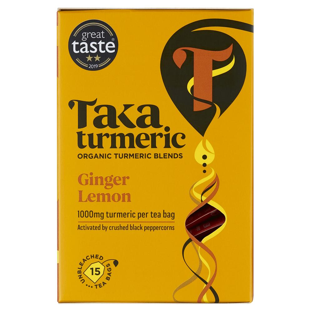 Taka Turmeric Ginger Lemon Teabags 15's