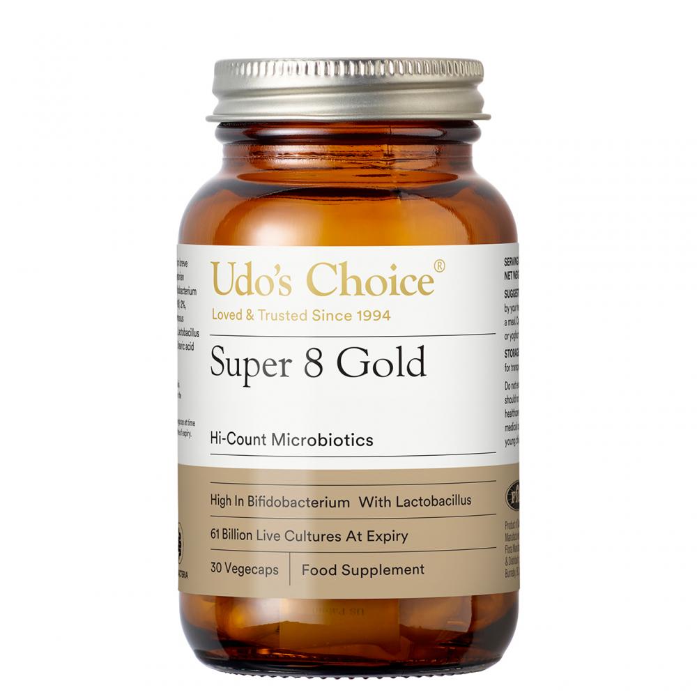 Udo's Choice Super 8 Gold Hi-Count Microbiotics 30s