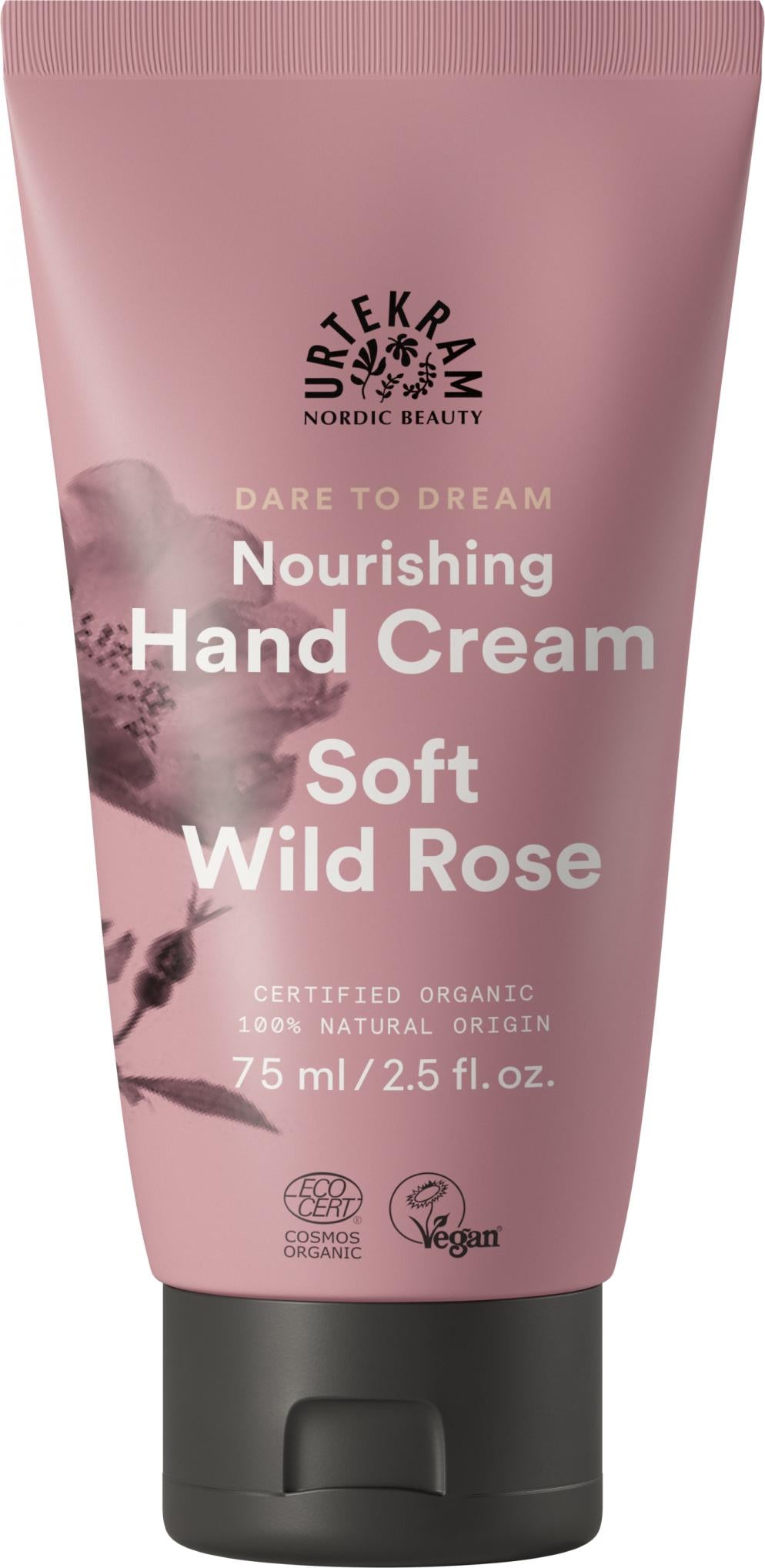 Urtekram Nourishing Hand Cream Soft Wild Rose 75ml