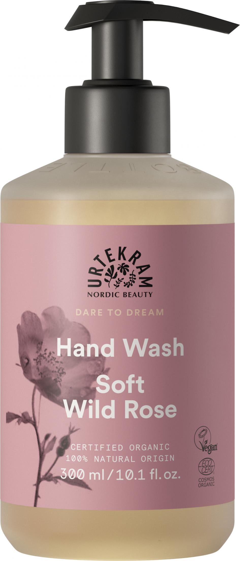Urtekram Hand Wash Soft Wild Rose 300ml