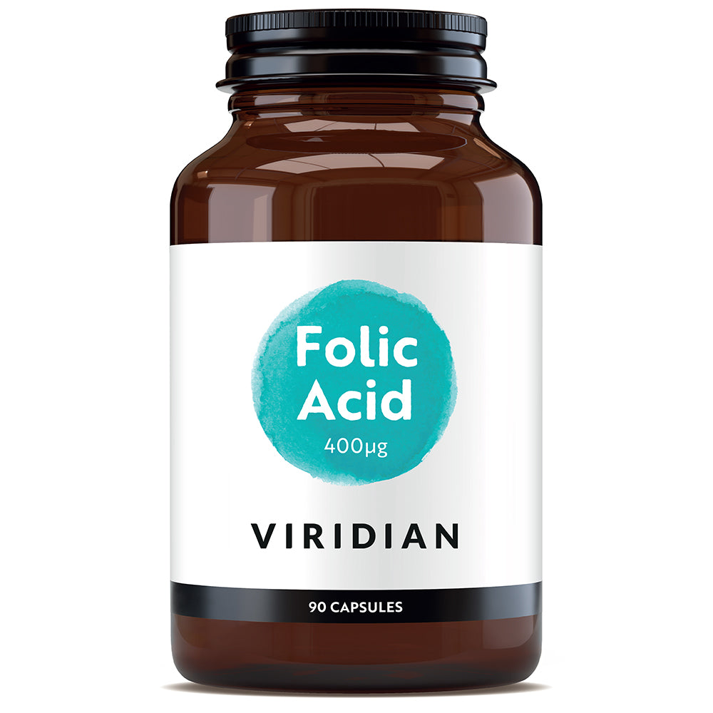 Viridian Folic Acid 400ug 90's