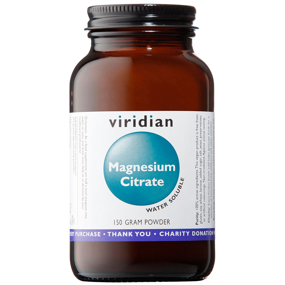 Viridian Magnesium Citrate Powder 150g