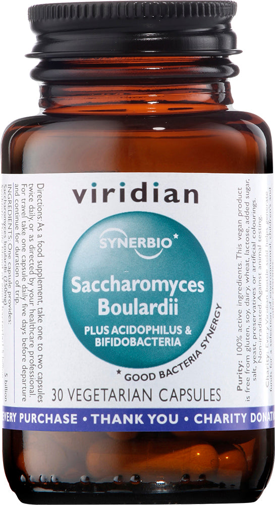 Viridian Synerbio Saccharomyces Boulardii 30's