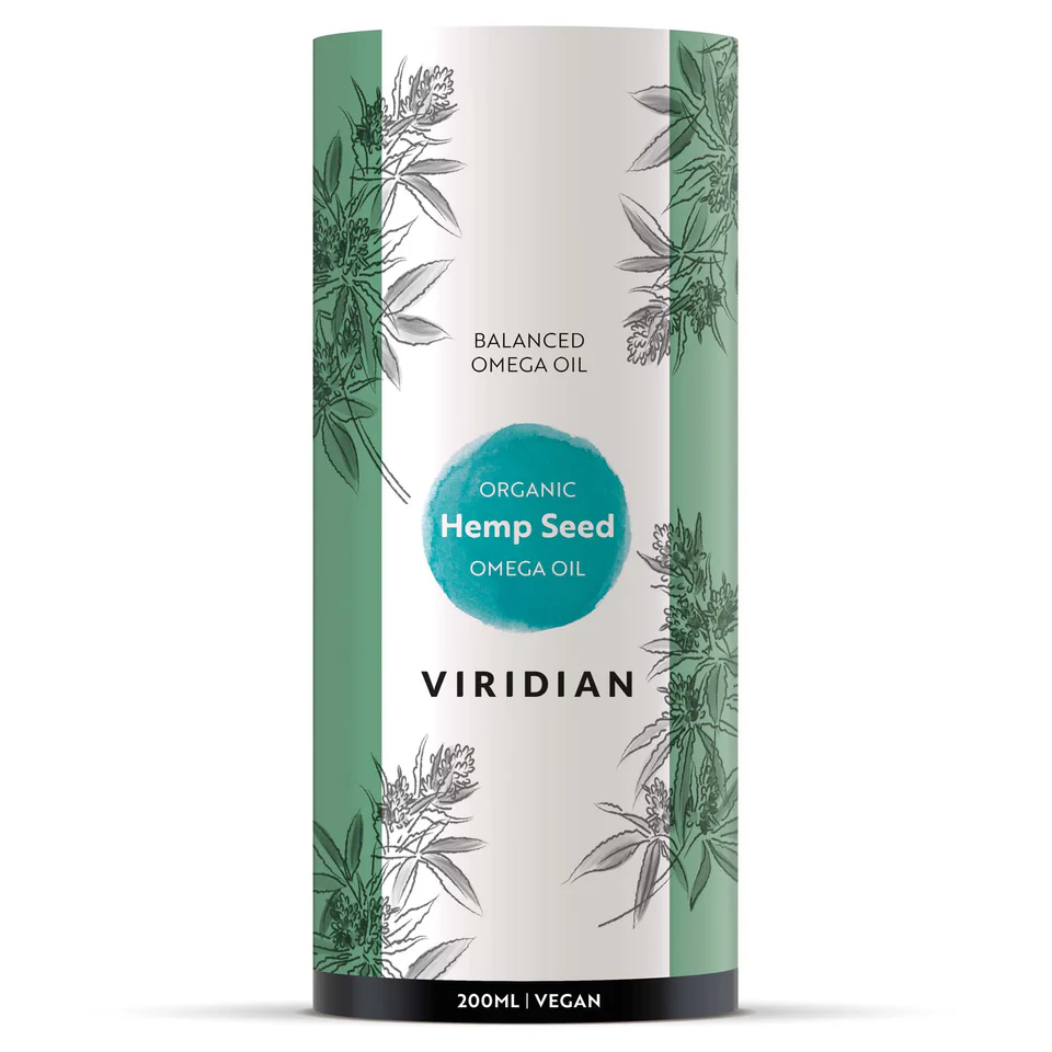 Viridian Organic Hemp Seed Omega Oil 200ml